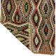 Turkish Kilim Yuruk Vintage 155x293 cm Geometric Red Green Yellow