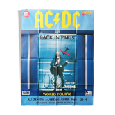 Affiche originale acdc 120*160 musique concert zenith