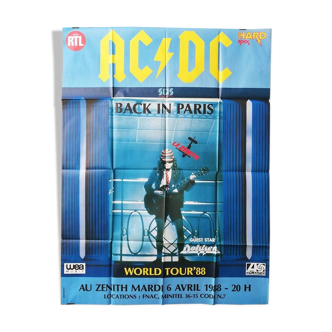 Original poster acdc 120 * 160 music concert zenith