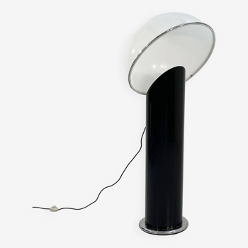 Ciot Black Floor Lamp by Ennio Chiggio for Lumenform, 1970