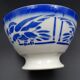 Bowl with earthenware parrots from Badonviller - circa 1940