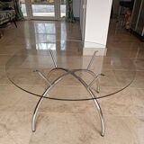 IKEA glass coffee table, 1980s