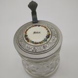 Bavarian beer chop glass and etain