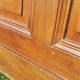 Low wall panelling 8.65m panelled with mouldings wainscoting skirting.