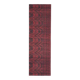 Vintage Turkish Oushak Handmade Wool Cotton Red Runner Rug 78x258