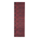 Vintage Turkish Oushak Handmade Wool Cotton Red Runner Rug 78x258