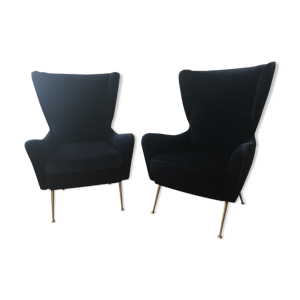 Paire de fauteuils a