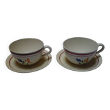 2 Jeannette / Gien cups