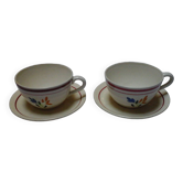 2 Jeannette / Gien cups