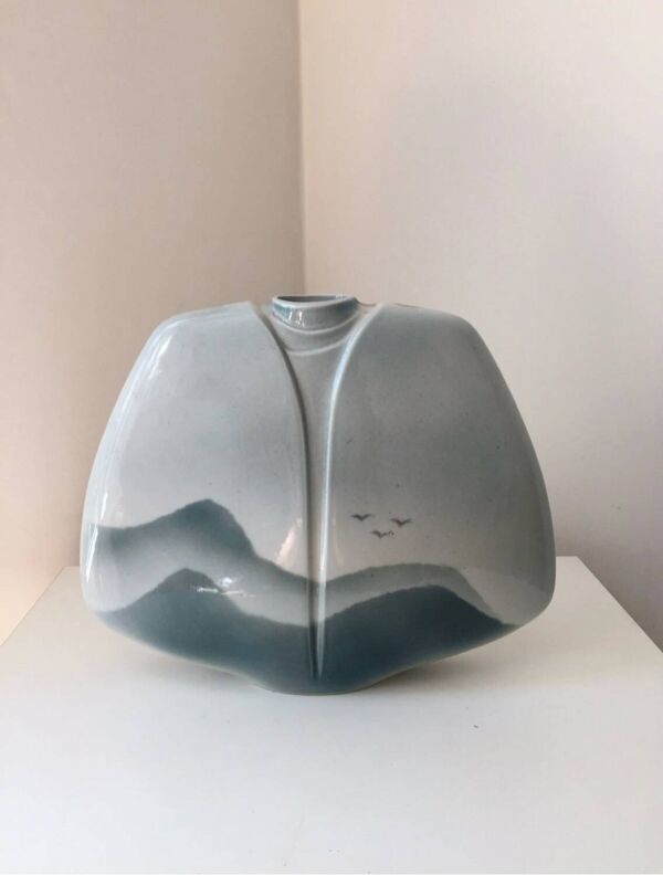 Grand Vase porcelaine Virebent Vintage