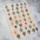 Handmade berber neon carpet 130 x 98 cm