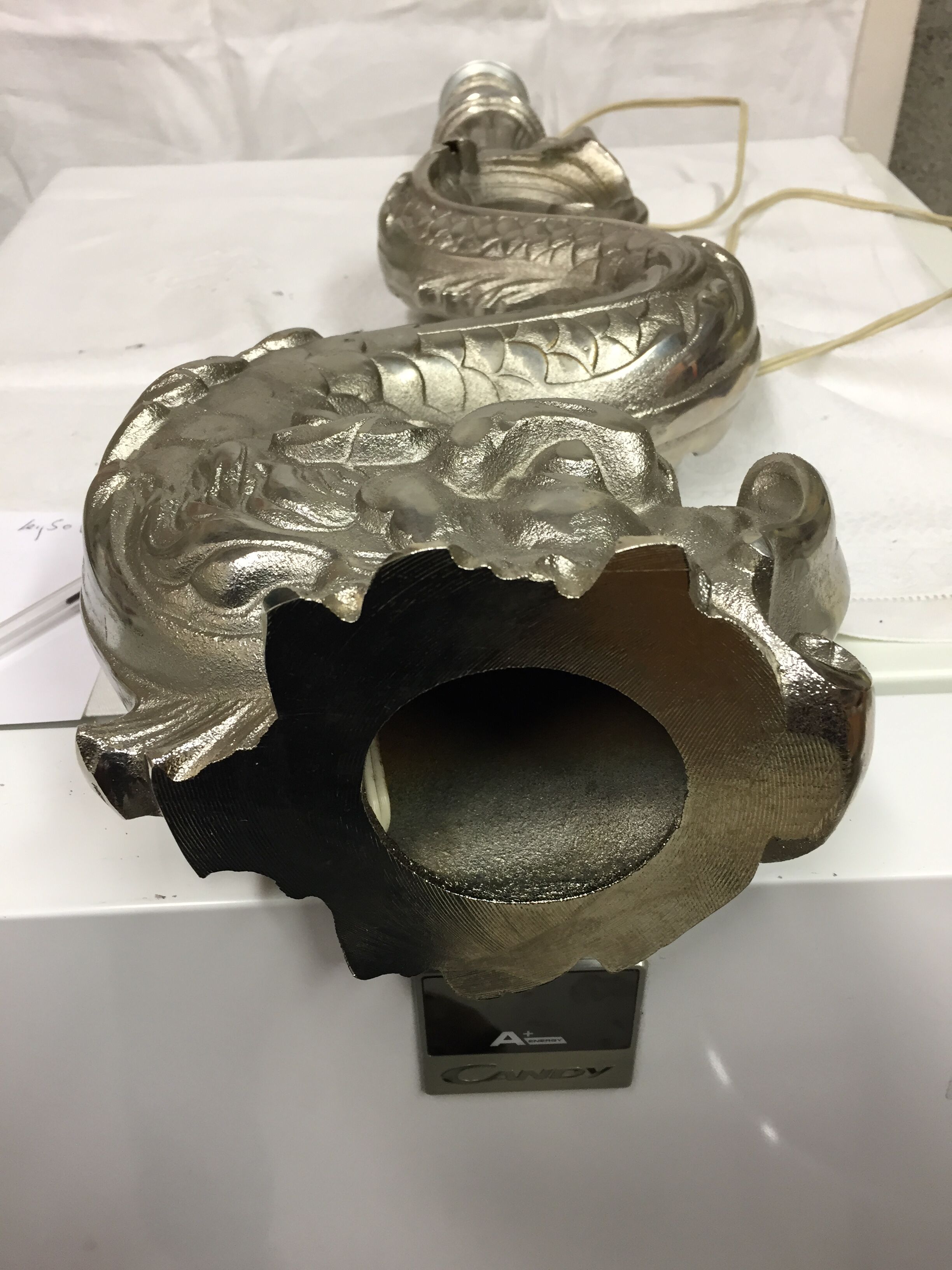 large dolphin table lamp