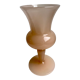 Vase en opaline rose pâle années 50-60