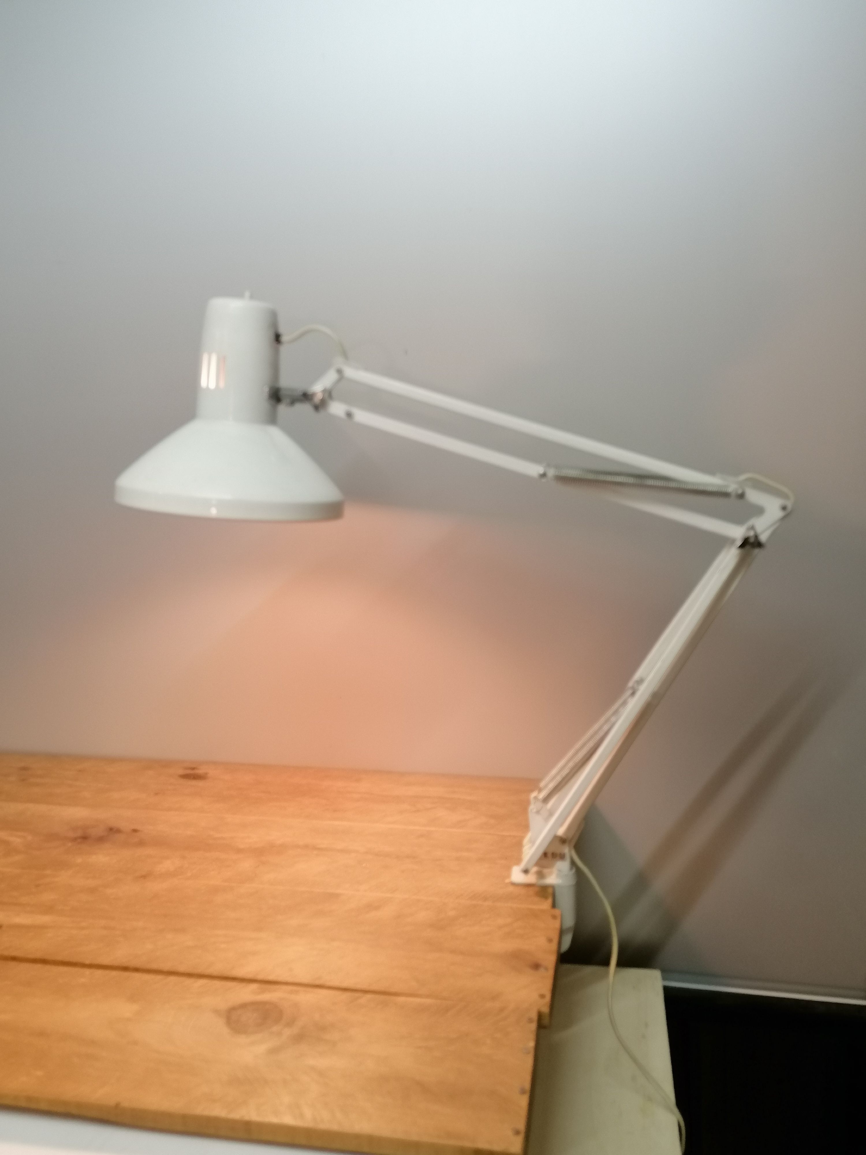 Vintage desk lamp - articulated, swivel - Ledu model 232 - Made in France - 1970