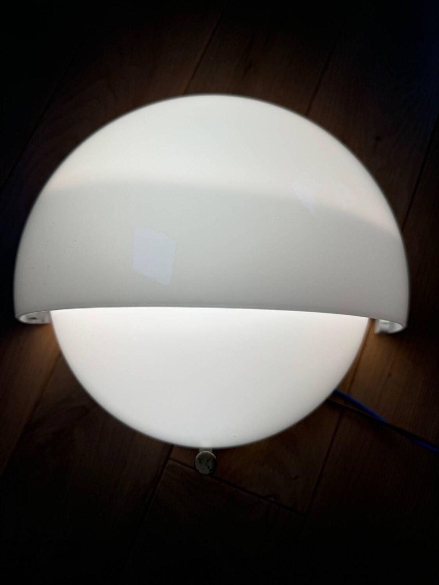 Vintage Murano glass wall lamp by Vico Magistretti for Artemide / Mania / Space Age