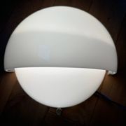 Vintage Murano glass wall lamp by Vico Magistretti for Artemide / Mania / Space Age