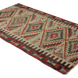 Anatolian handmade kilim rug 290 cm x 161 cm