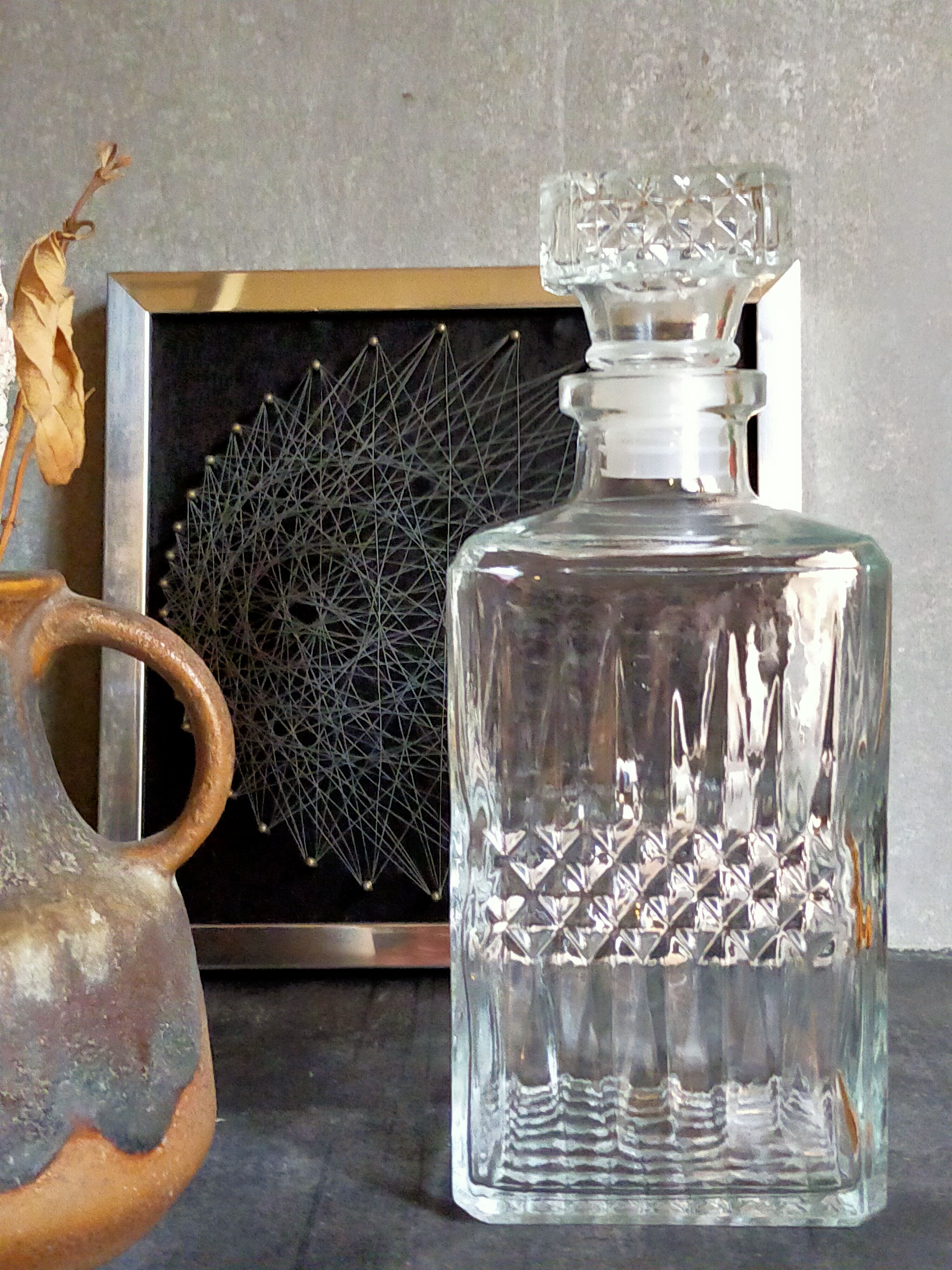 Vintage whisky carafe