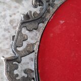 Vintage metal wall mirror 11x22cm