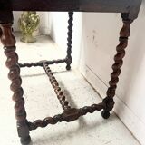 19th-century solid walnut desk.