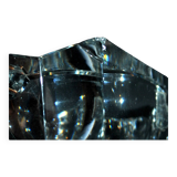 Saint-Louis DESIGN Modernist Crystal Ashtray with Label