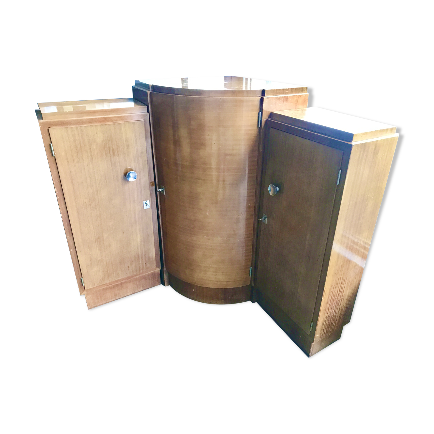 Art Deco 30s corner buffet bar