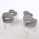 4 armchairs Knoll International 60's Eero Saarinen