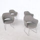 4 armchairs Knoll International 60's Eero Saarinen
