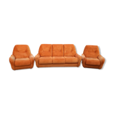 Living room from the 1970s in orange