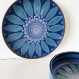 German ceramic dishes KMK viola 1960s