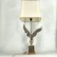 Pair of nickel eagle table lamps by Loevsky and Loevsky, 1970s