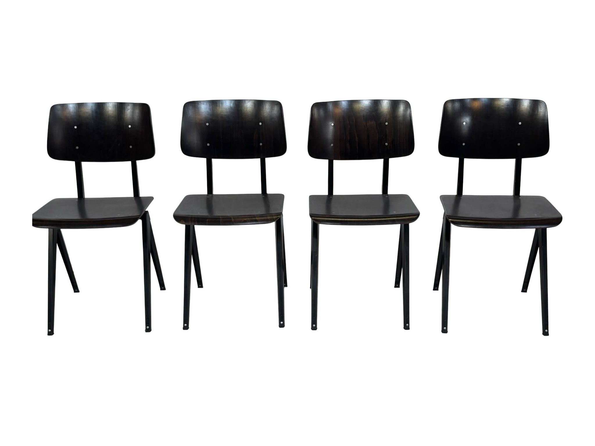 Galvanitas S16 School Chair Dining Chair Design Black Frame