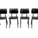 Galvanitas S16 School Chair Dining Chair Design Black Frame