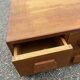 Oak craft cabinet with 4 drawers
