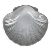 Grand plat forme coquille Saint-Jacques, Emile Henry, France, milieu XXe