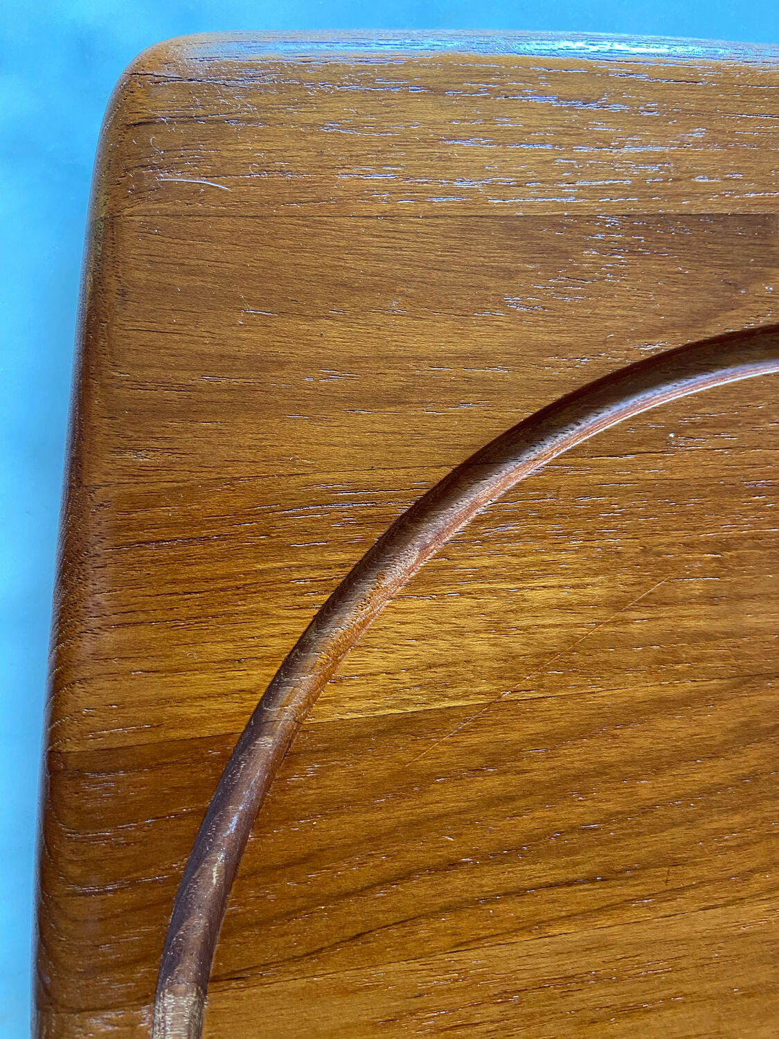 Digsmed Denmark solid teak cheese platter