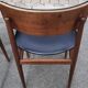 4 Scandinavian chairs in teak and black leatherette by Sven Chrobat Sax