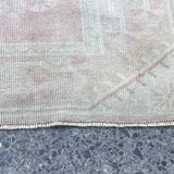 Handmade muted oushak hallway runner 280 X 85 cm