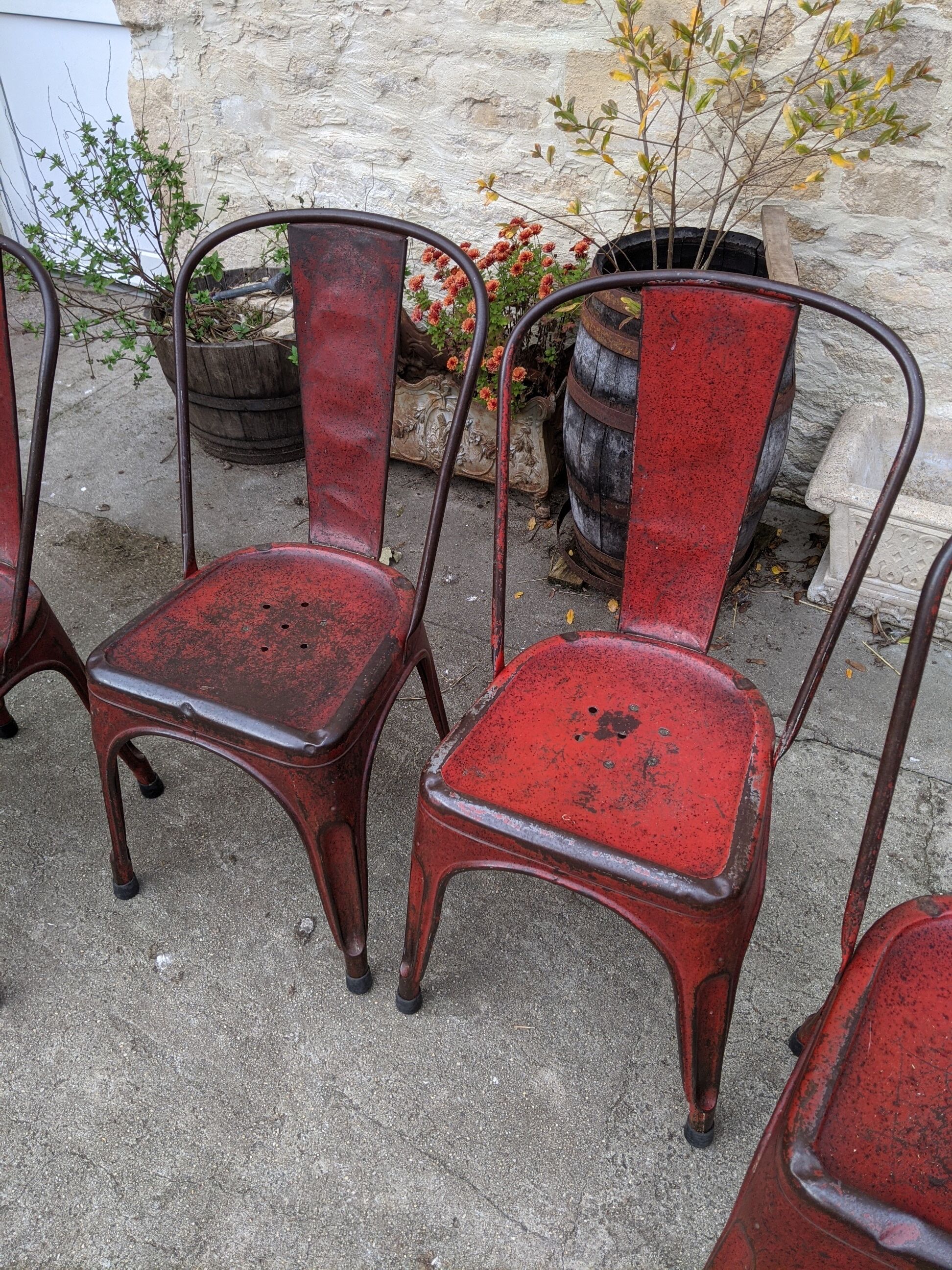 Lot de 6 chaises Tolix modèle A