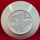 Details on Old plate visit to Lokornan 1743 signed Locronan comptoir des Indes