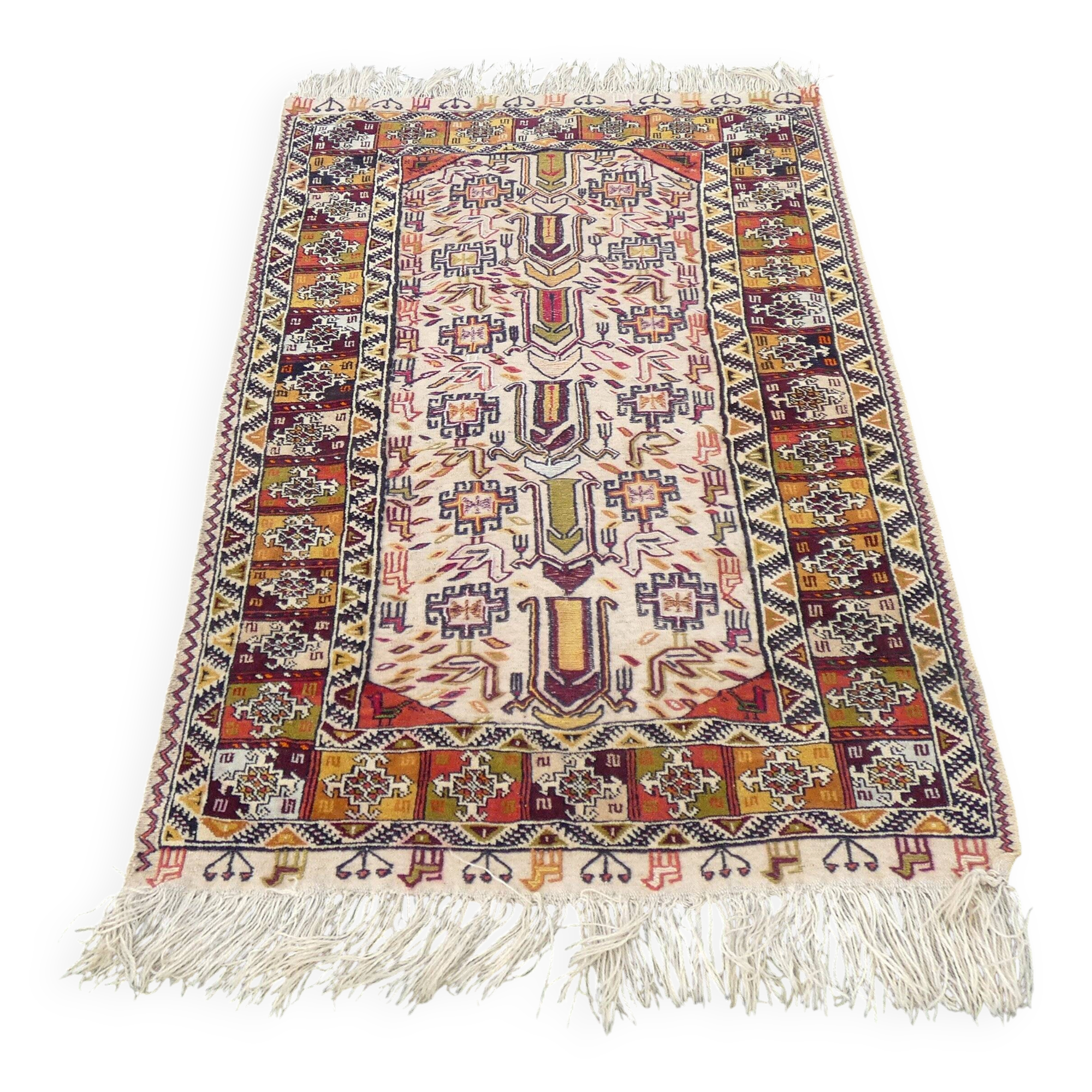 ancien tapis persan syrien 165x99cm
