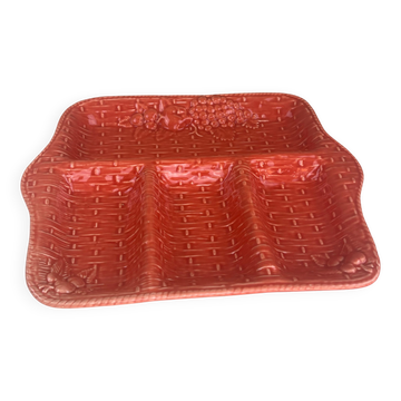 Ceramic compartment dish