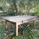 Table basse de ferme en chêne massif