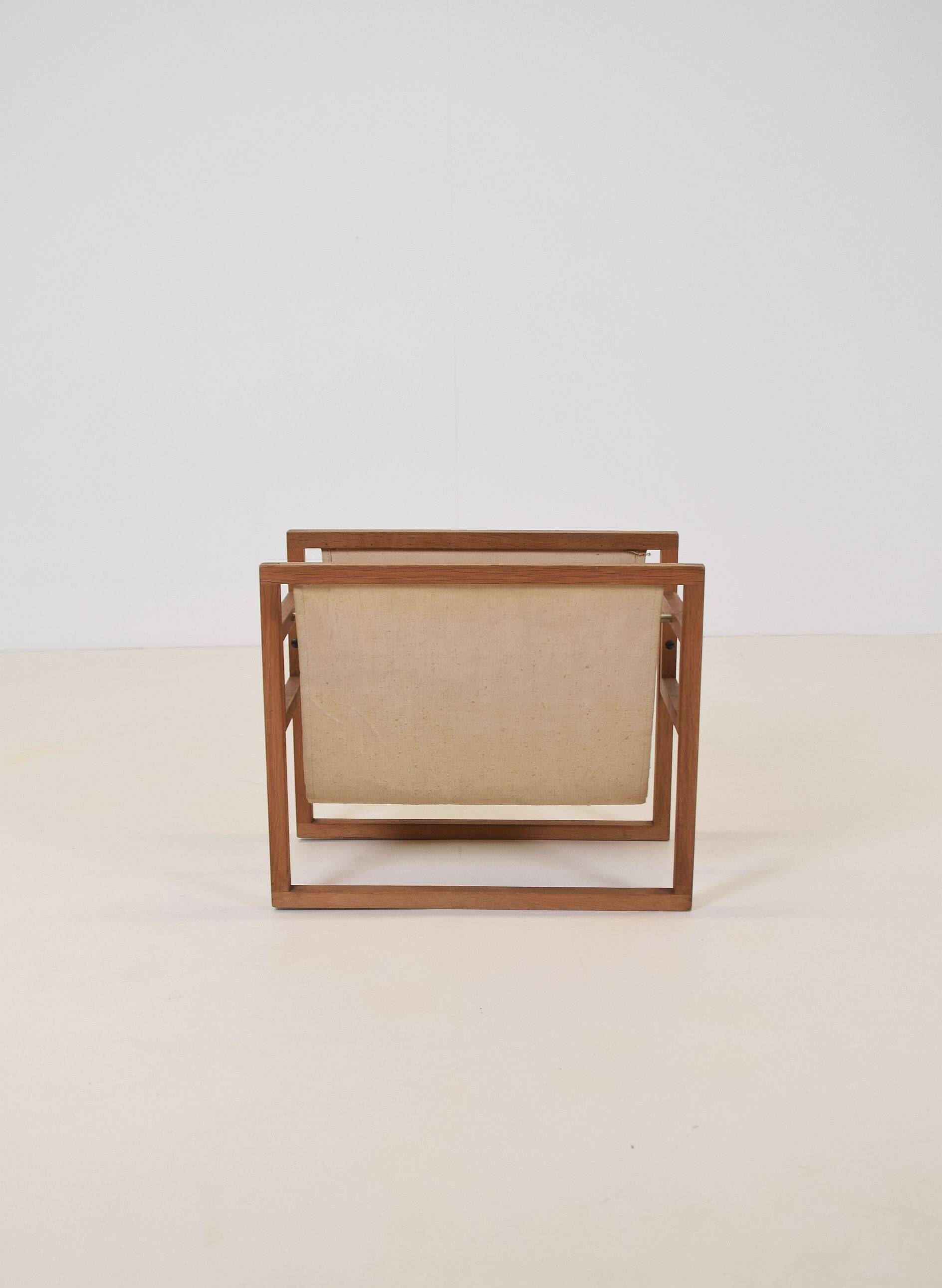 Danish magazine holder by Henning Wind-Hansen for Sika Mobler, 1960s