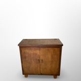Buffet/crédence Art déco italien en noyer, années 1940