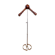 Old coat rack design "molecule" in metal and wood adjustable