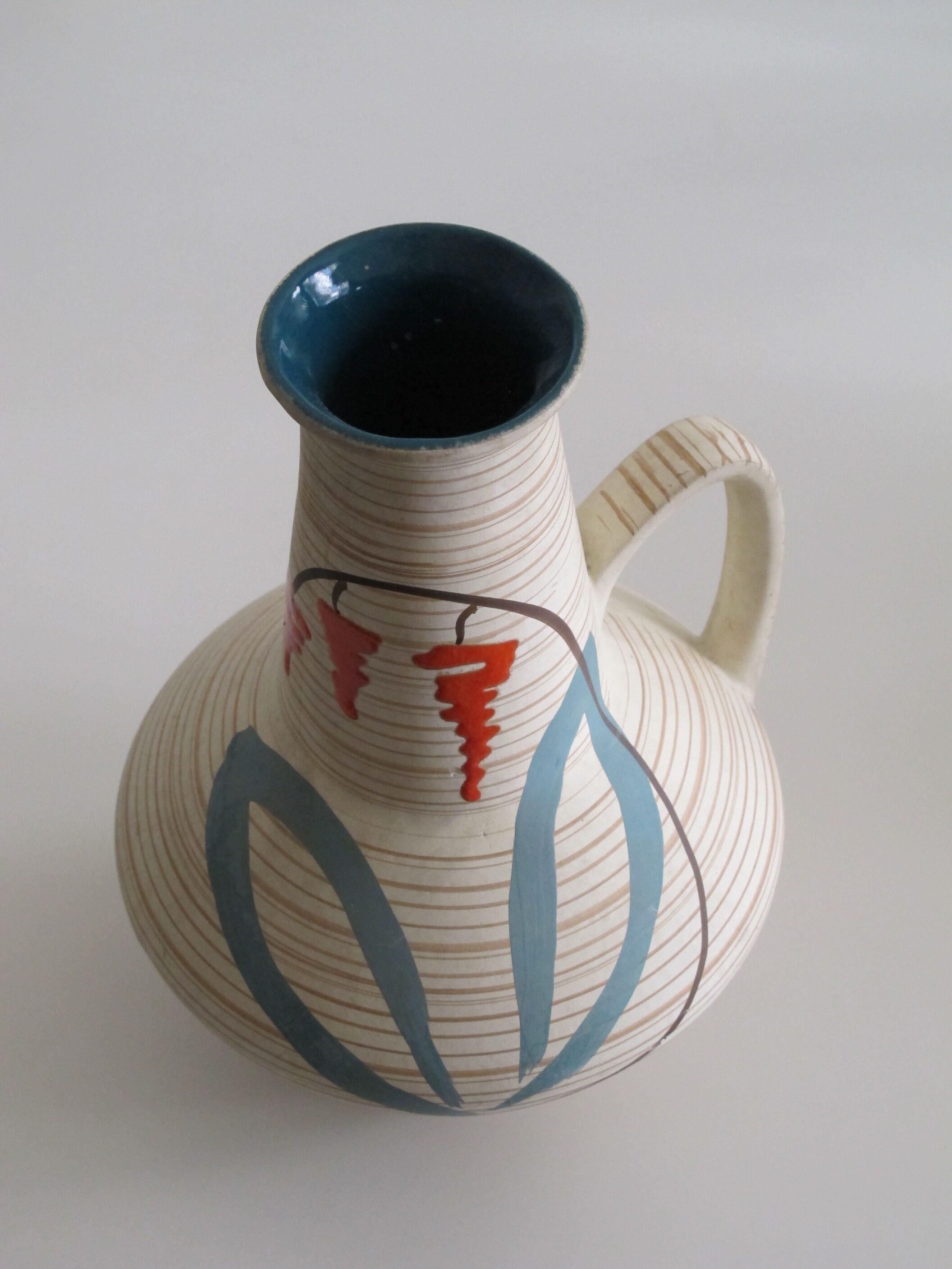 Ceramic pitcher West-Germany 50 years