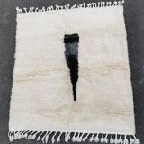 Berber carpet beni ouarain 128x145cm