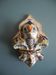 Old flower vase wall earthenware Desvres Fourmaintraux wall vase