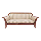 Antique sofa from the late 19th century, Northern Europe.
